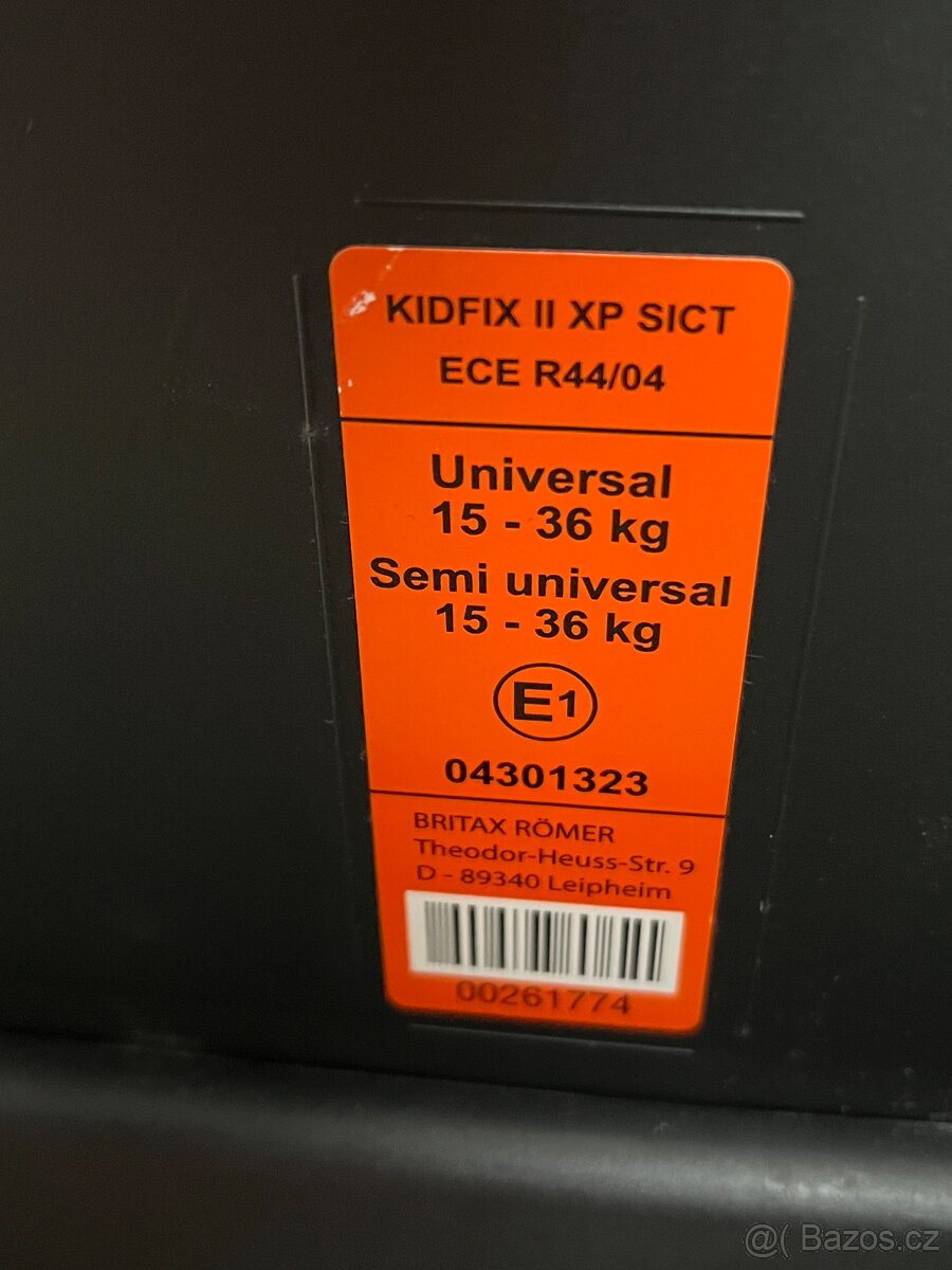 Autosedacka Britax Römer 15-36kg - 5