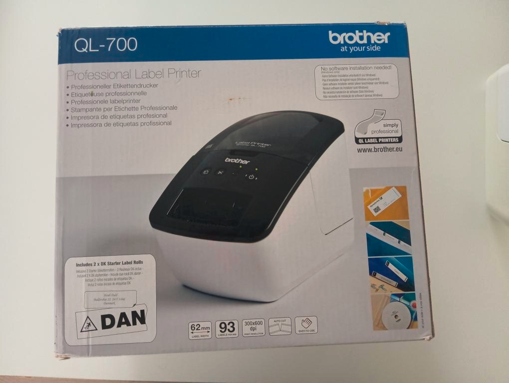 Termotiskárna Brother QL-700 - 5
