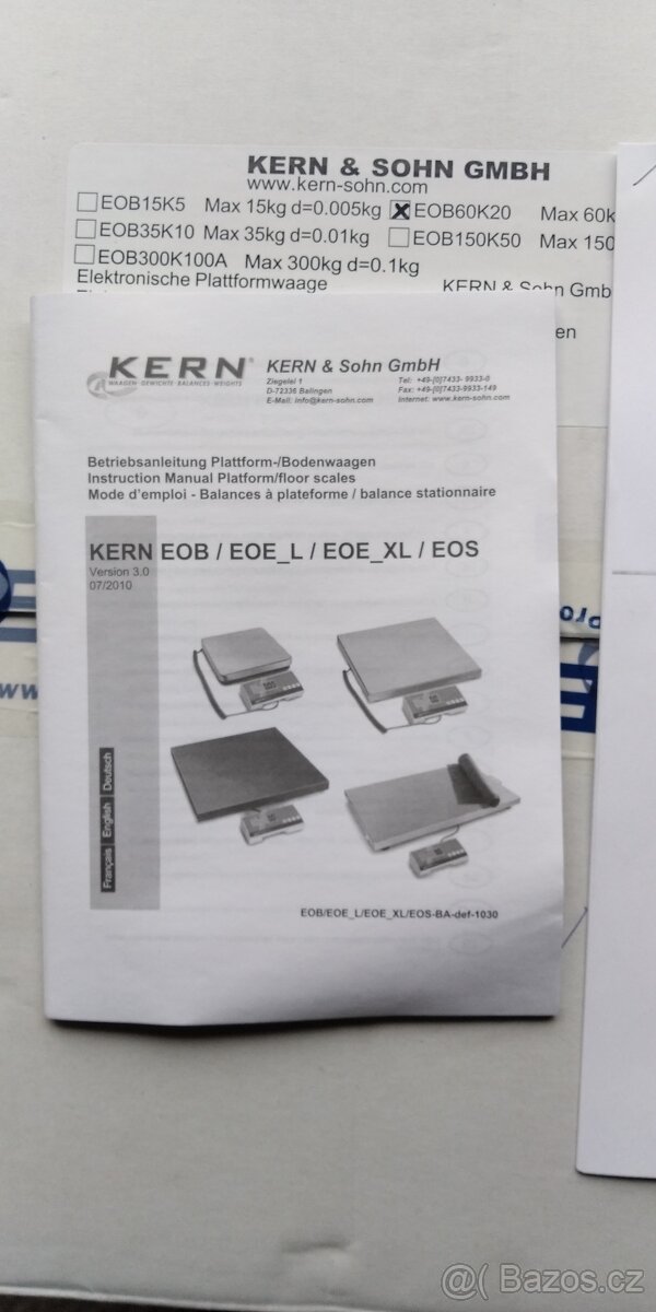 Váha Kern elektronická 60 kg - 5
