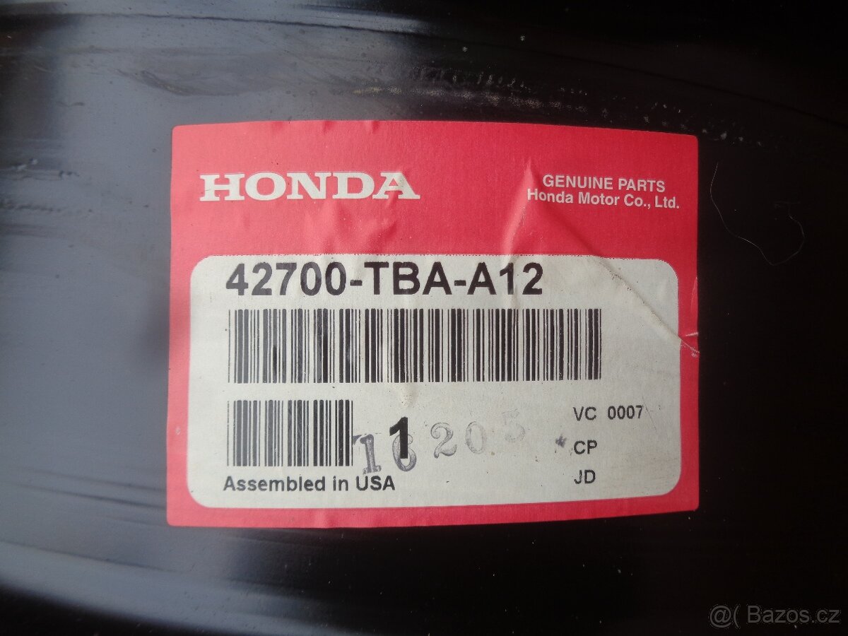 Disky plechové 5x114,3 r16 Honda - Nové - 5