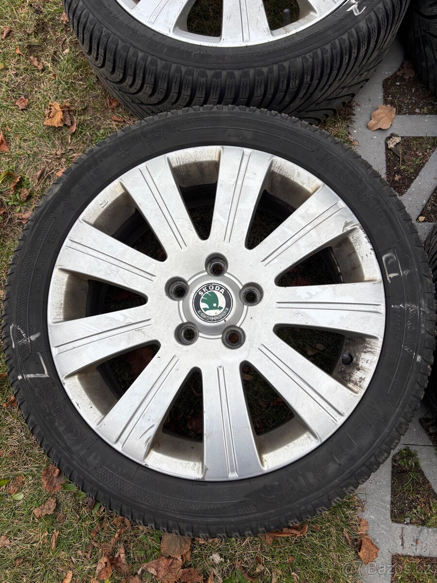 Prodám kola/disky/sadu Škoda Superb 2 - 5