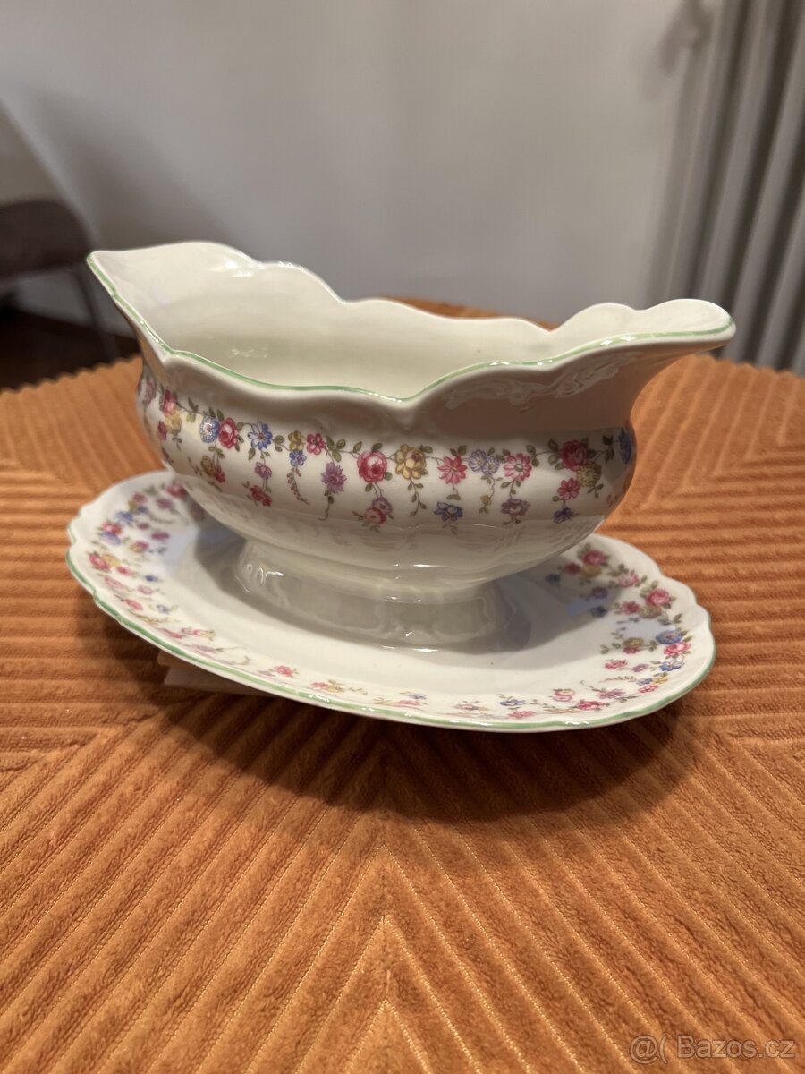 Krásná starožitná jídelní sada porcelánová sada - 5