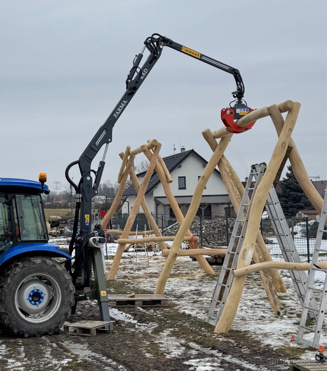 Hydraulická ruka za traktor FARMA C 4,6 D G2 - 5