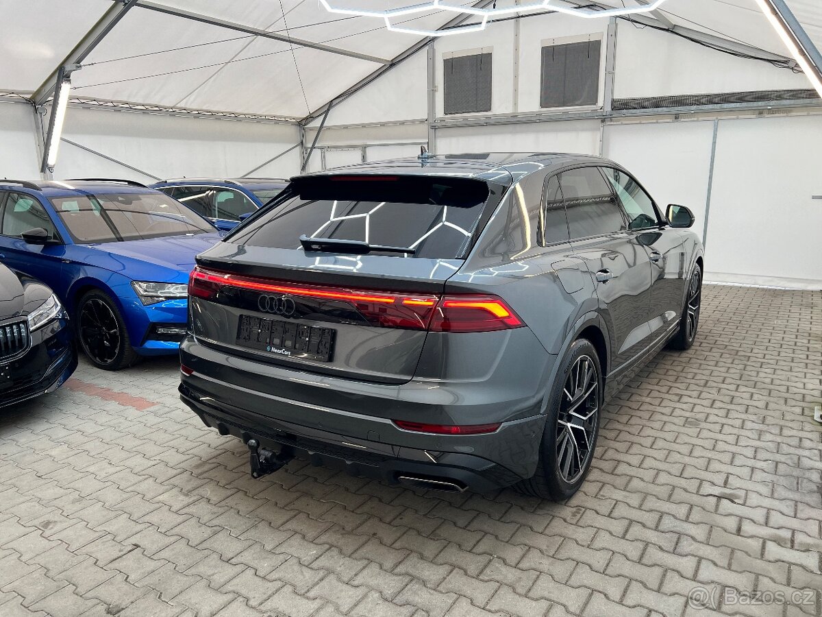 Audi Q8 50TDi,210kW,Quattro,SlineLaserTažnéVzduchWebastoNOVÁ - 5