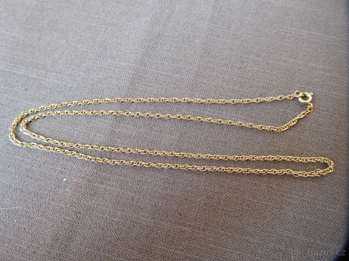ZLATÝ ŘETÍZEK - NÁHRDELNÍK - 14k - 5