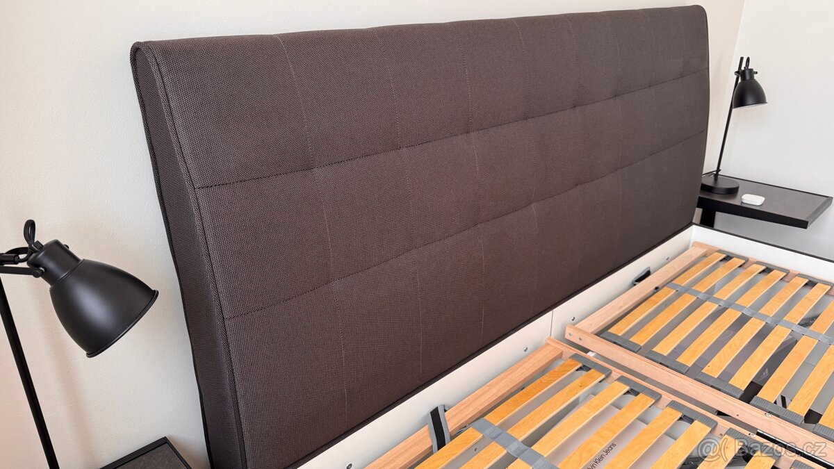 Čalouněna postel 180/200 cm - 5