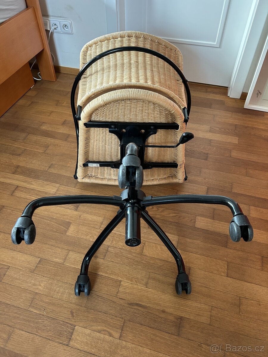 Otočná ratanová řidle GREGOR IKEA - 5