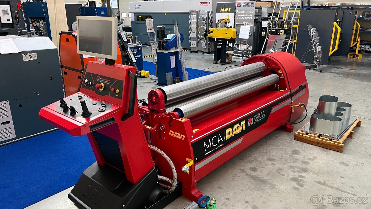Hydraulická zakružovačka plechů DAVI, model MCA 2019 - 5