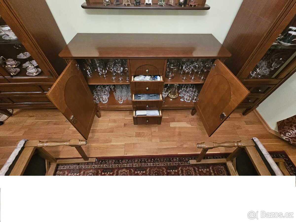 Obývací nábytek tmavá třešeň - 5