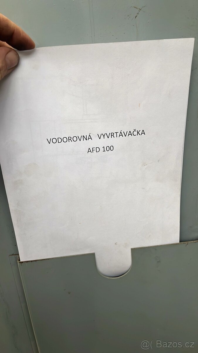 Vodorovná vyvrtavacka AFD100 - 5