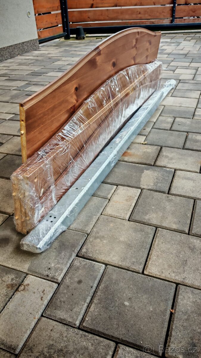 Manželská postel Ikea Leksvik - 5