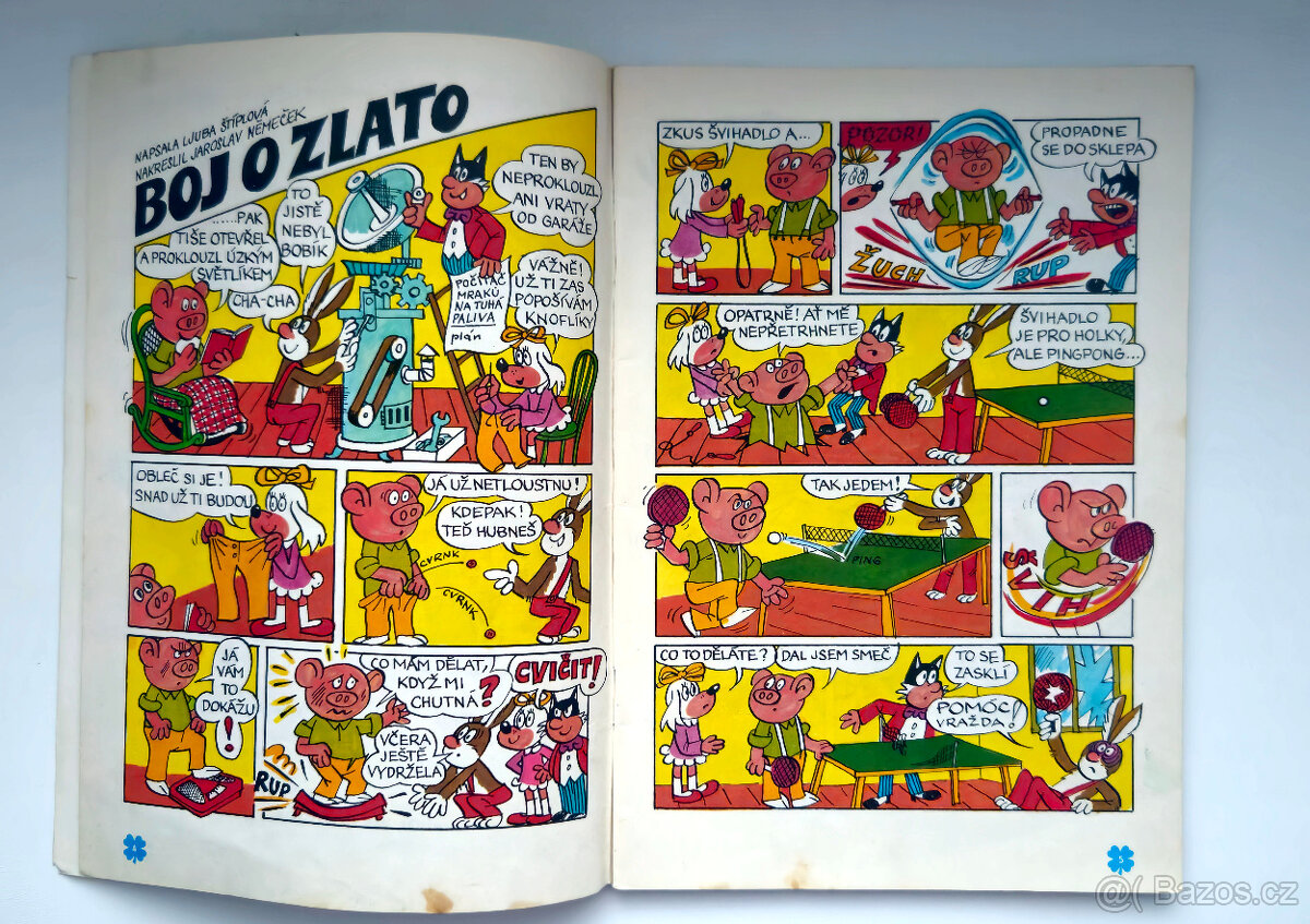 Čtyřlístek č. 28 - Boj o zlato - Original - NELUŠTĚNÝ - 5