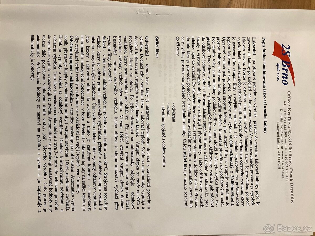 Průmyslová lakovna 10x5x4,3m AIRTECH MODULAR 10x5x4,3m - 5