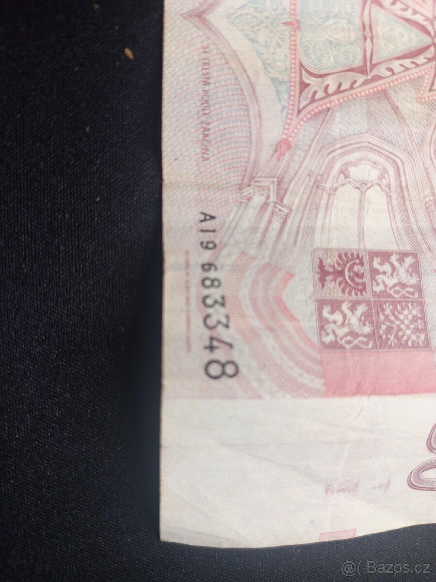 50Czk Bankovka Sv.Anežka.Česká A19 - 5