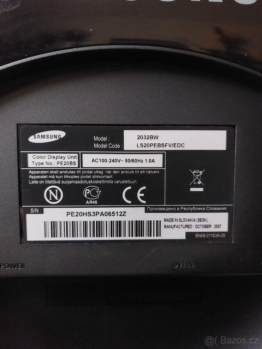 Samsung SyncMaster 2032 BW - 5