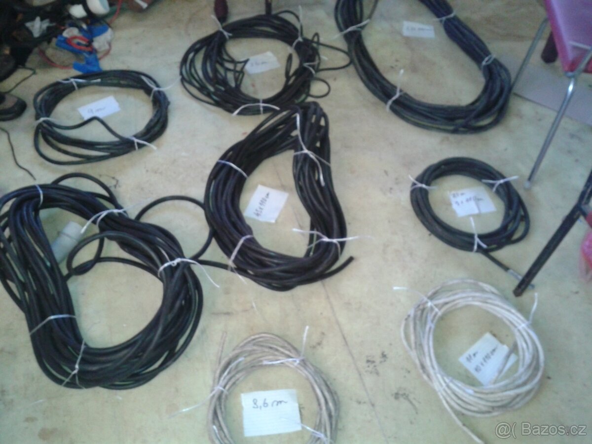 Prodám ohebné kabely na prodlužováky. - 5