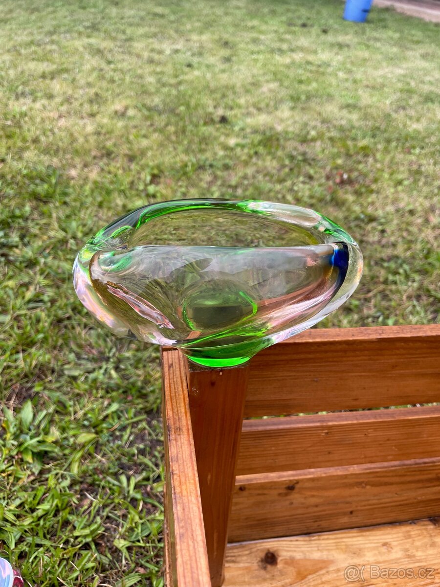 Vázy hutní sklo - 5