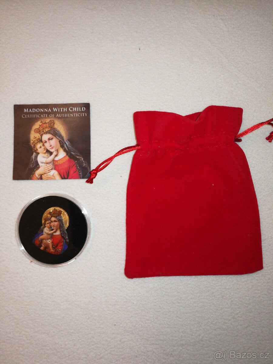 Pamětná medaile Madona s dítětem - 5