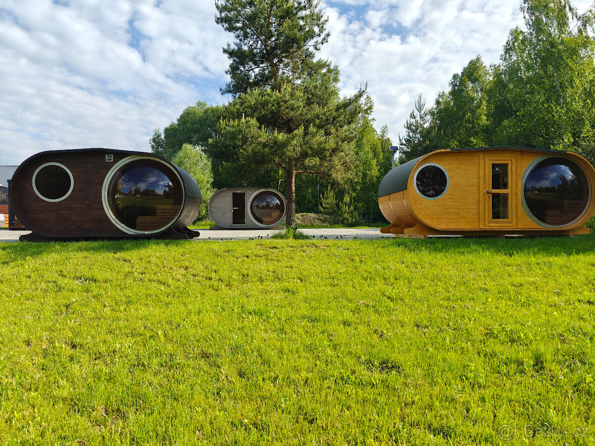 Venkovní Oválná sauna Panorama 5M - 5