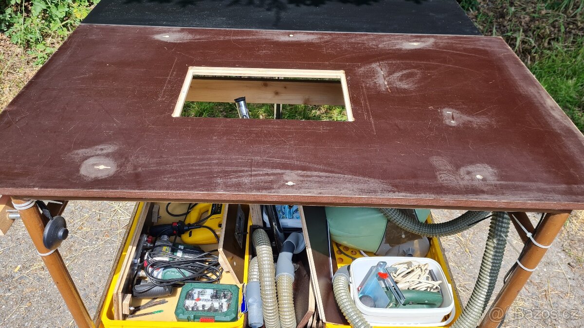 Prodám víceúčelovou stolní pilu domácí výroby - 5