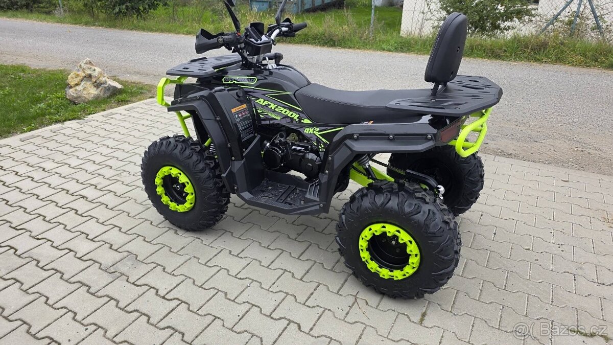 Čtyřkolka MiniRocket AFX200L, variátor 10 kola, černá - 5