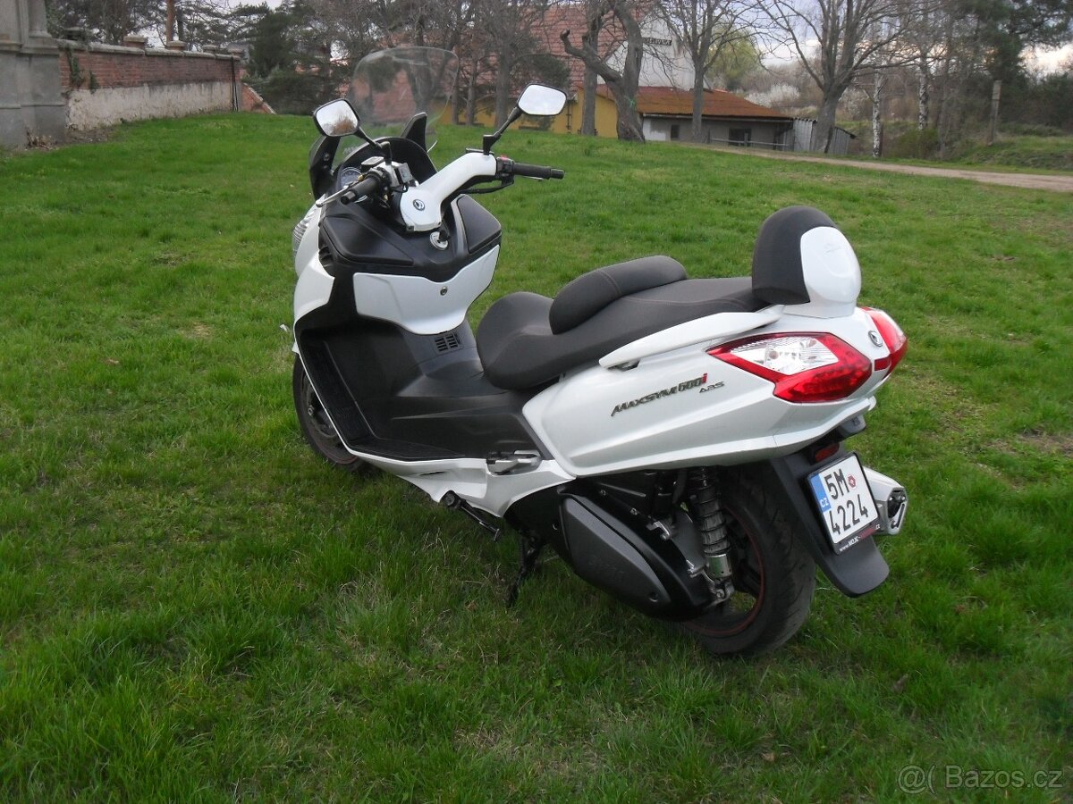 SYM MAXSYM 600,ABS,2015,LED DENNÍ SVÍCENÍ,2MAJITEL,CZ,2xKLÍČ - 5