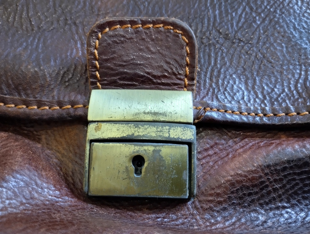 Retro aktovka z vepřovice - 5