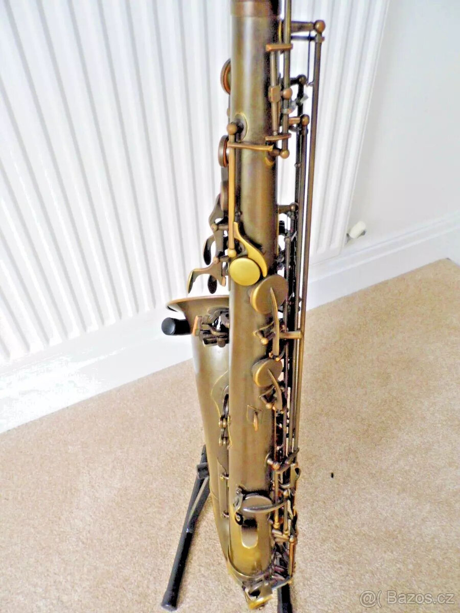 TREVOR JAMES RAW SIGNATURE CUSTOM BARE BRASS TENOR SAX & BAR - 5