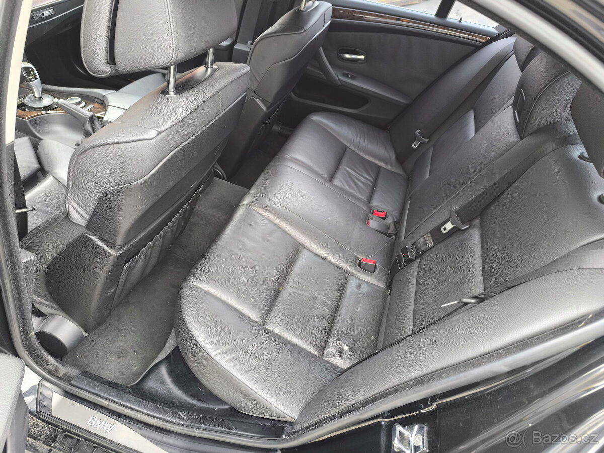 Bmw e60 Lci komfort černá kůže interiér - 5
