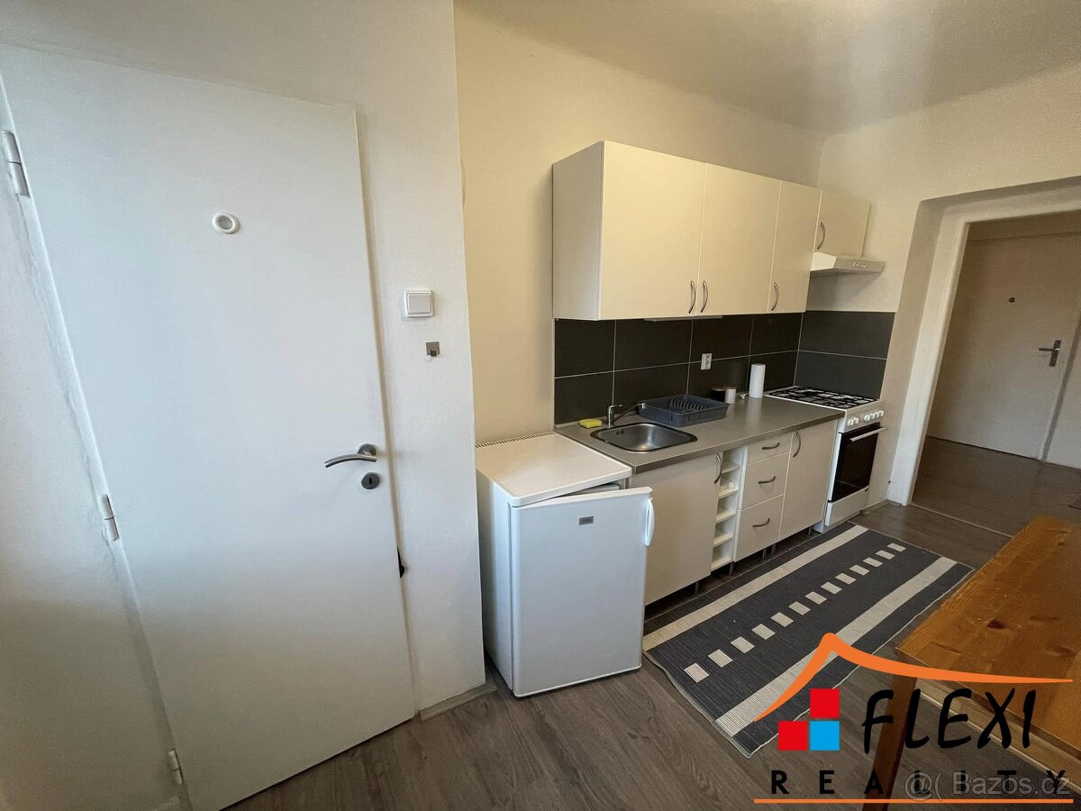 Pronájem zařízeného bytu 1+1 s balkónem, 43 m², ul. Dolní, O - 5