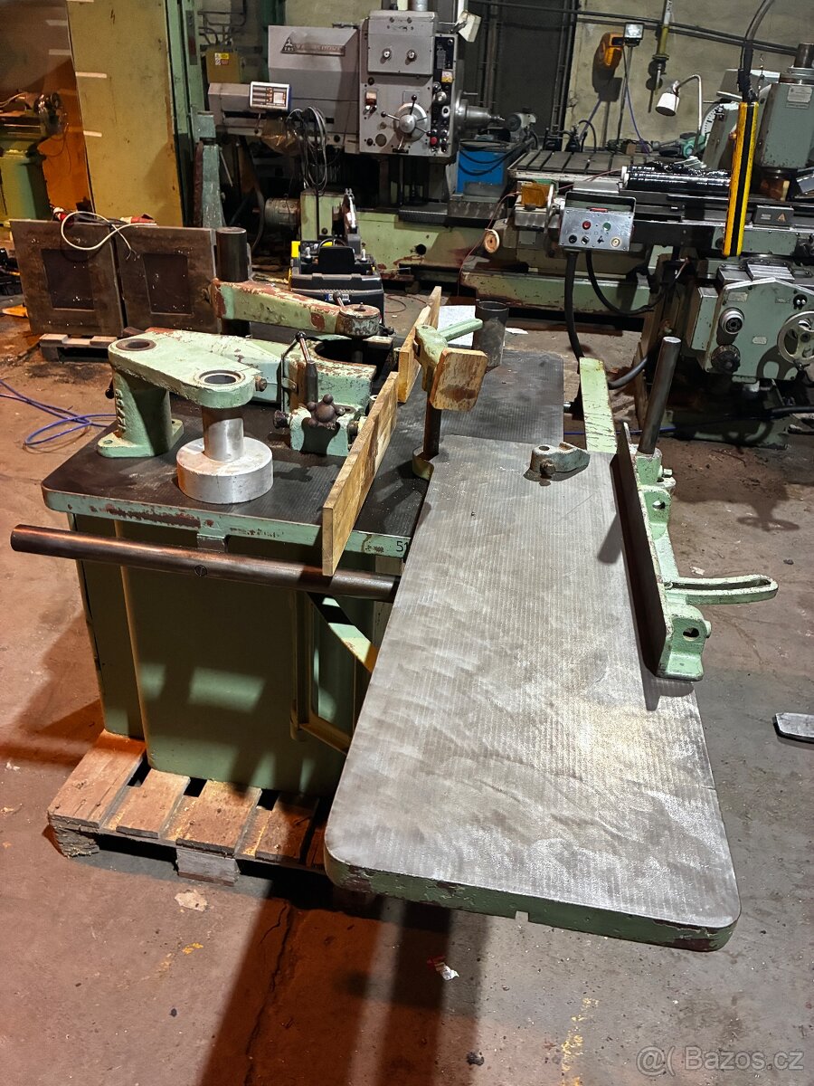 Spodní frézka Ligmet + čepovací vozík PLATÍ DO SMAZÁNÍ - 5