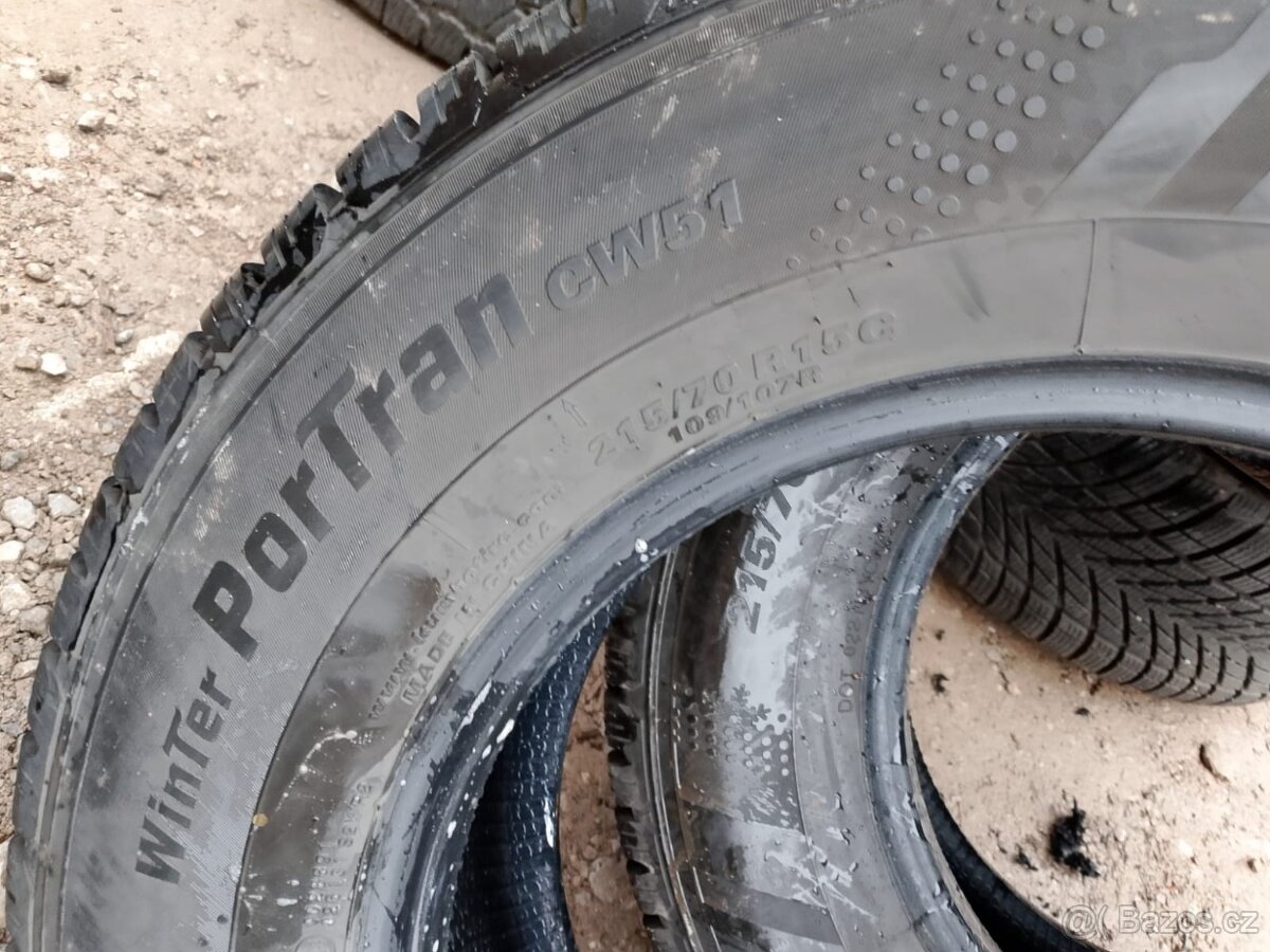 215/70/15c 109/107r Kunho - zimní pneu 2ks dodávkové - 5
