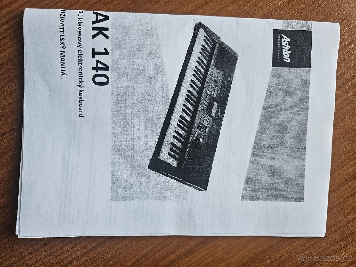 Klávesy Ashton AK 140 - 5