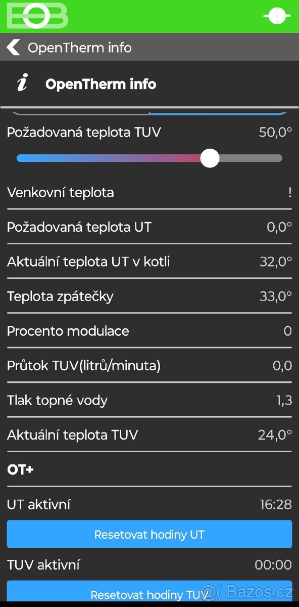 Opentherm prostorový termostat - 5