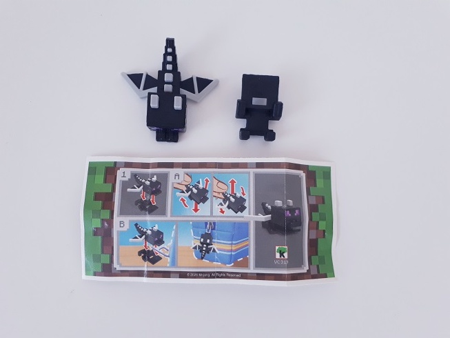 MINECRAFT FIGURKY KINDER • ALEX • OCELOT • ENDER DRAK - 5