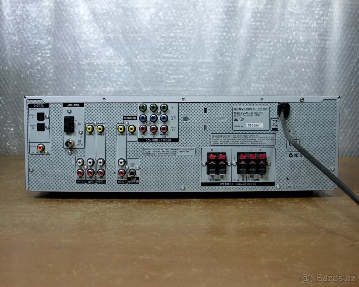 Receiver Sony STR-K 780. - 5
