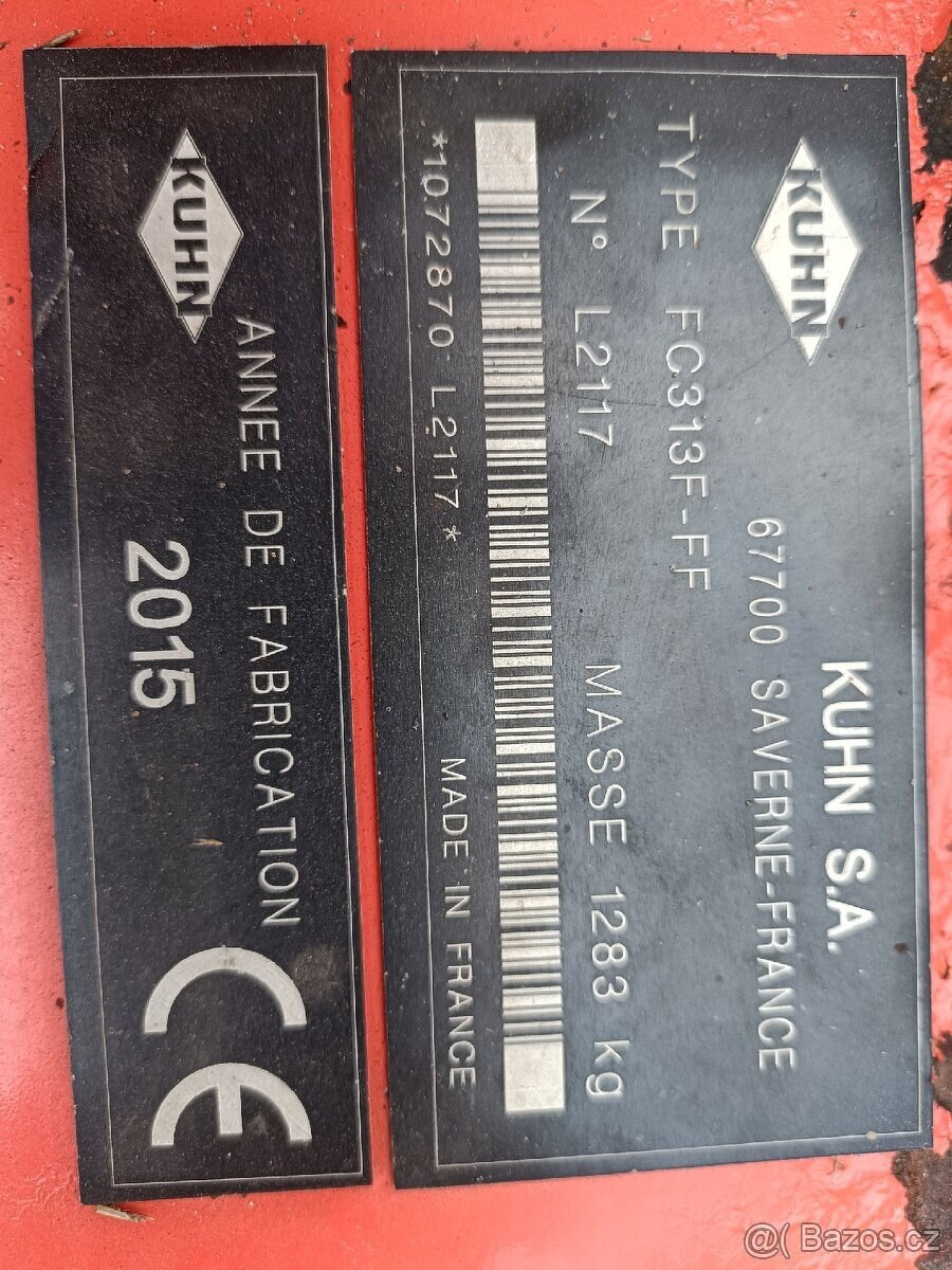 2015 3,1m Čelní disková sekačka KUHN FC313F-FF - 5