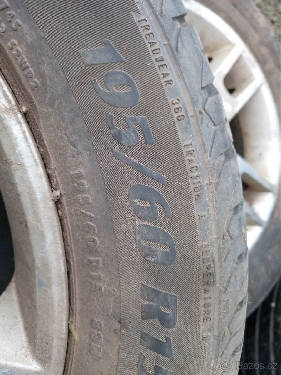 ALU Ford 4x108 R15 letní gumy - 5