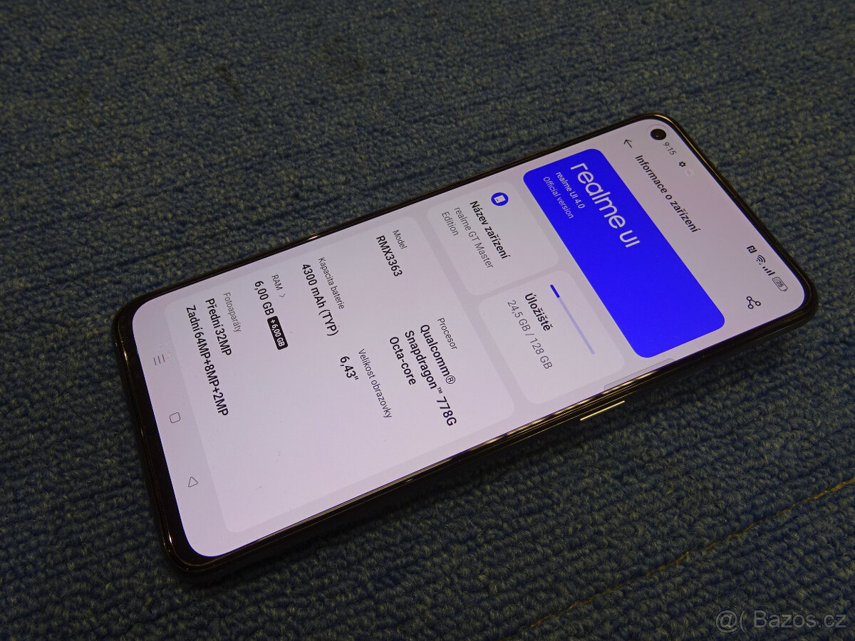 Realme GT Master Edition 5G 12/128GB AMOLED 64Mpx - 5