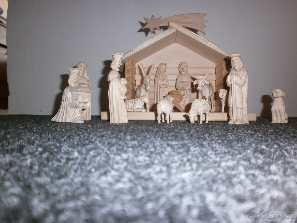 betlém z lipového a smrkového dřeva 14a2 - 5