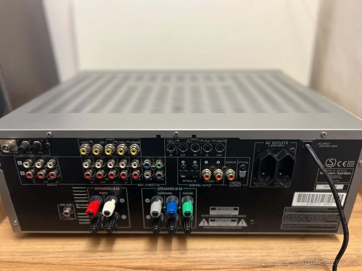 HARMAN KARDON AV RECEIVER AVR 130- SUBWOOFER - 5