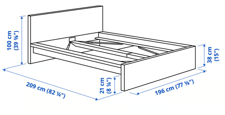 Postele IKEA MALM - 5