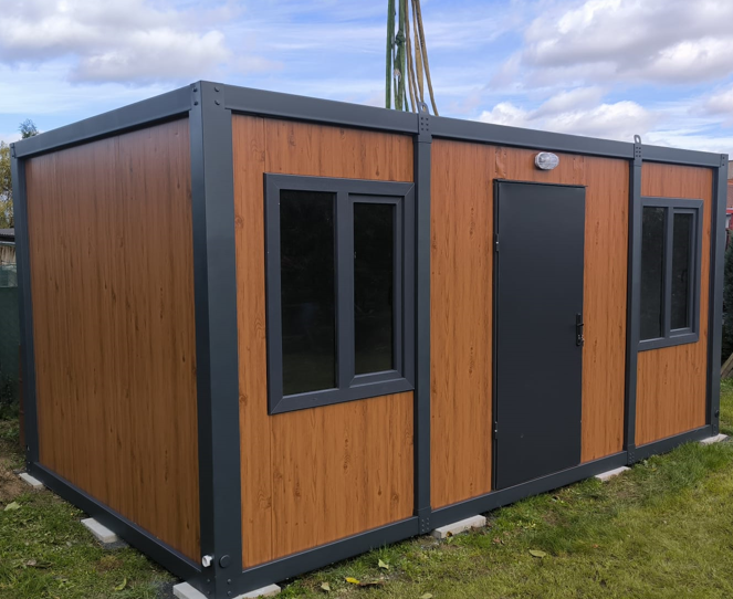 st. buňka 6 x 3 metry v dřevodekoru LEVNĚ - 5