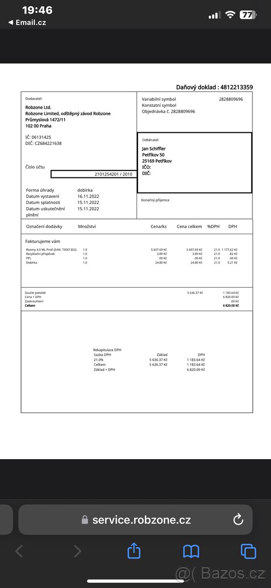 robotický vysavač ROOMY 4.0 PROFI - 5