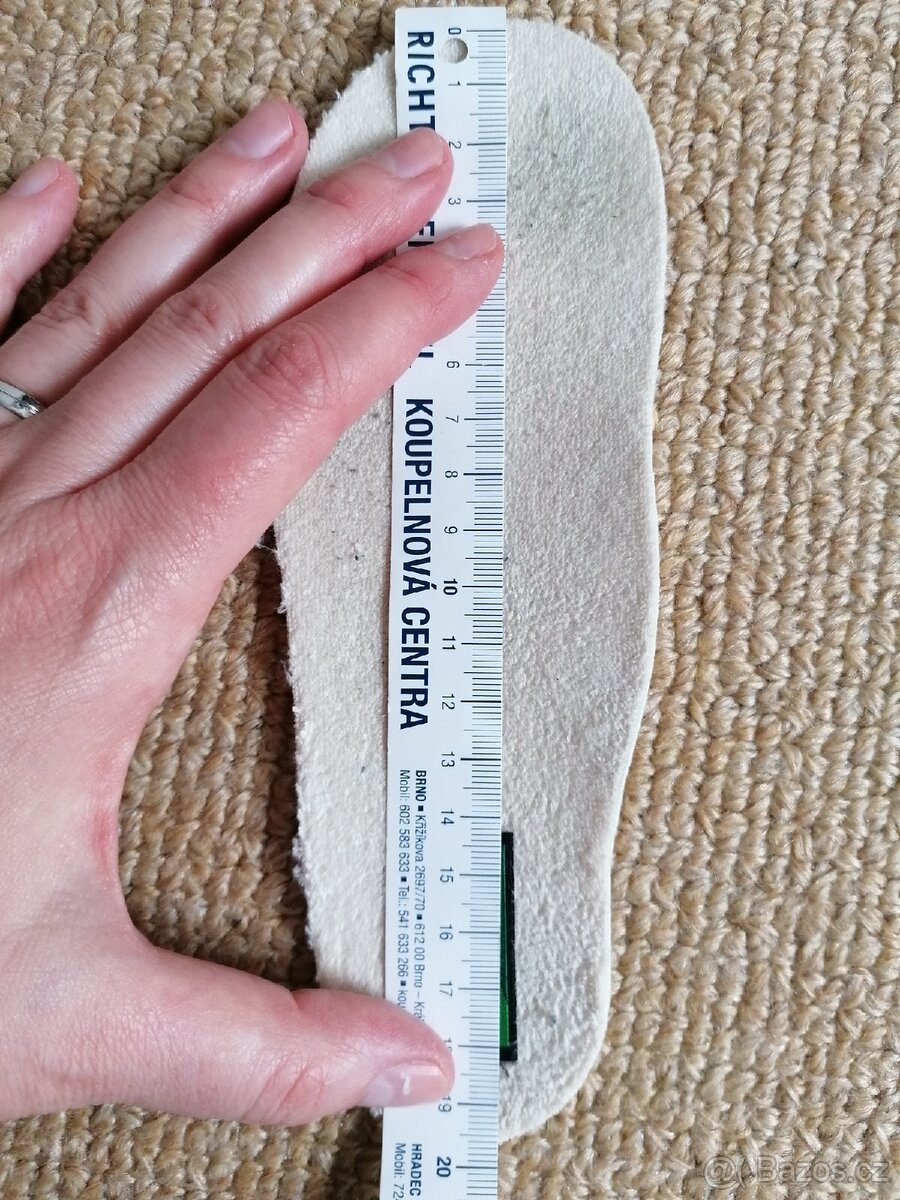 Modré bačkory na tkaničku Fare, v. 30 - 5