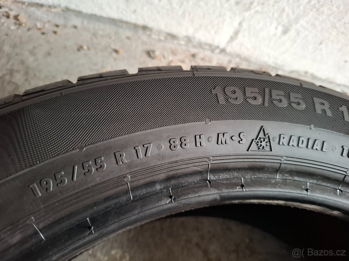 195/55 r17 zimní pnrumatiky Continental - 5