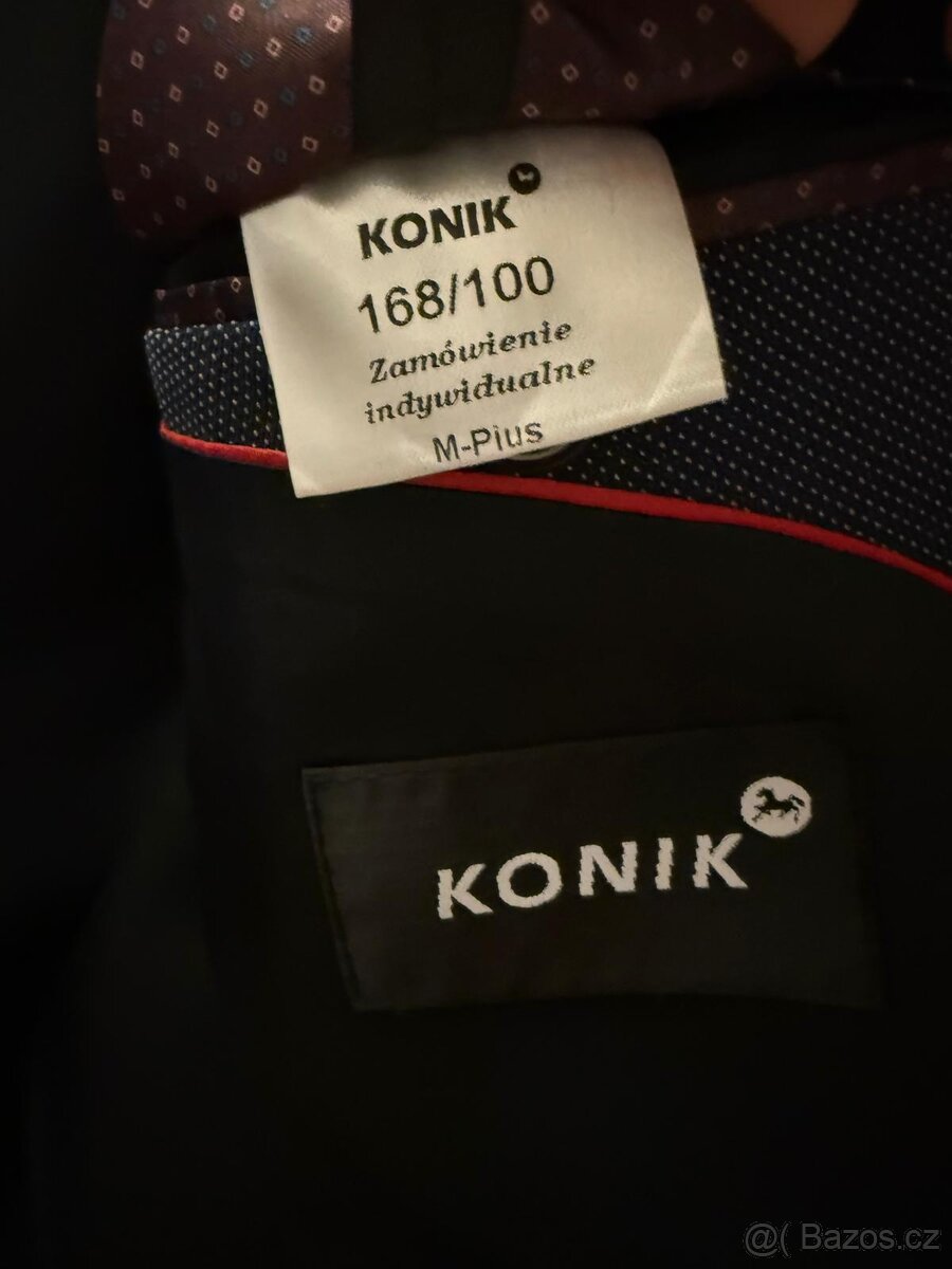 Pánský modrý oblek - 5