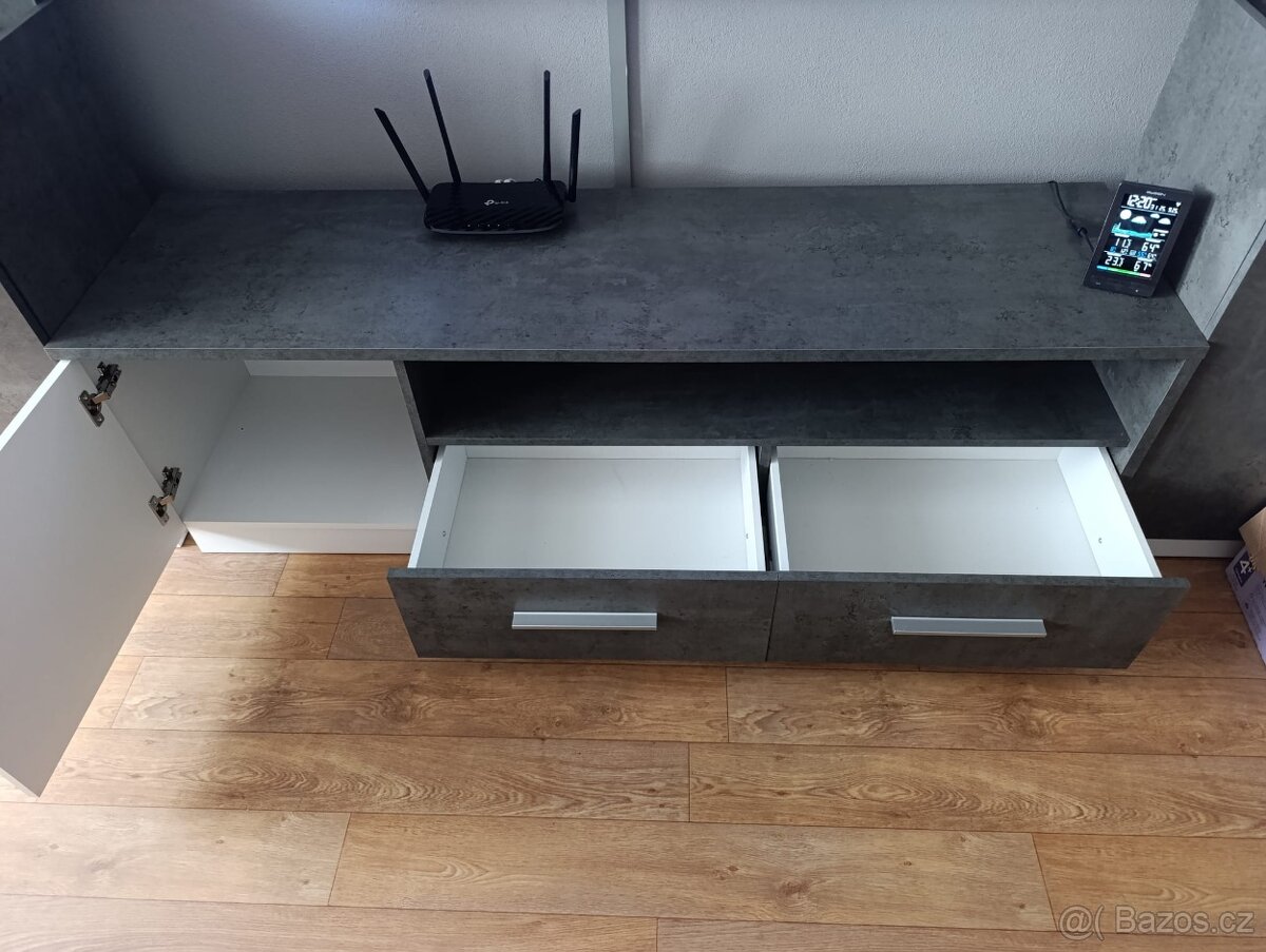 Obývací stěna SCONTO ZINGARO + komoda ZINGARO - 5