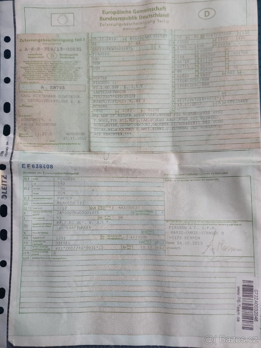 Prodám Piaggio porter 1.2tdi - 5