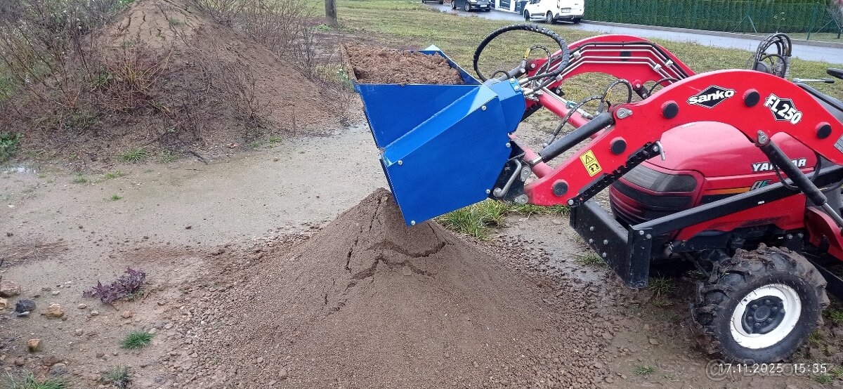 Třídící, kátrovací lopata za malotraktor - 5